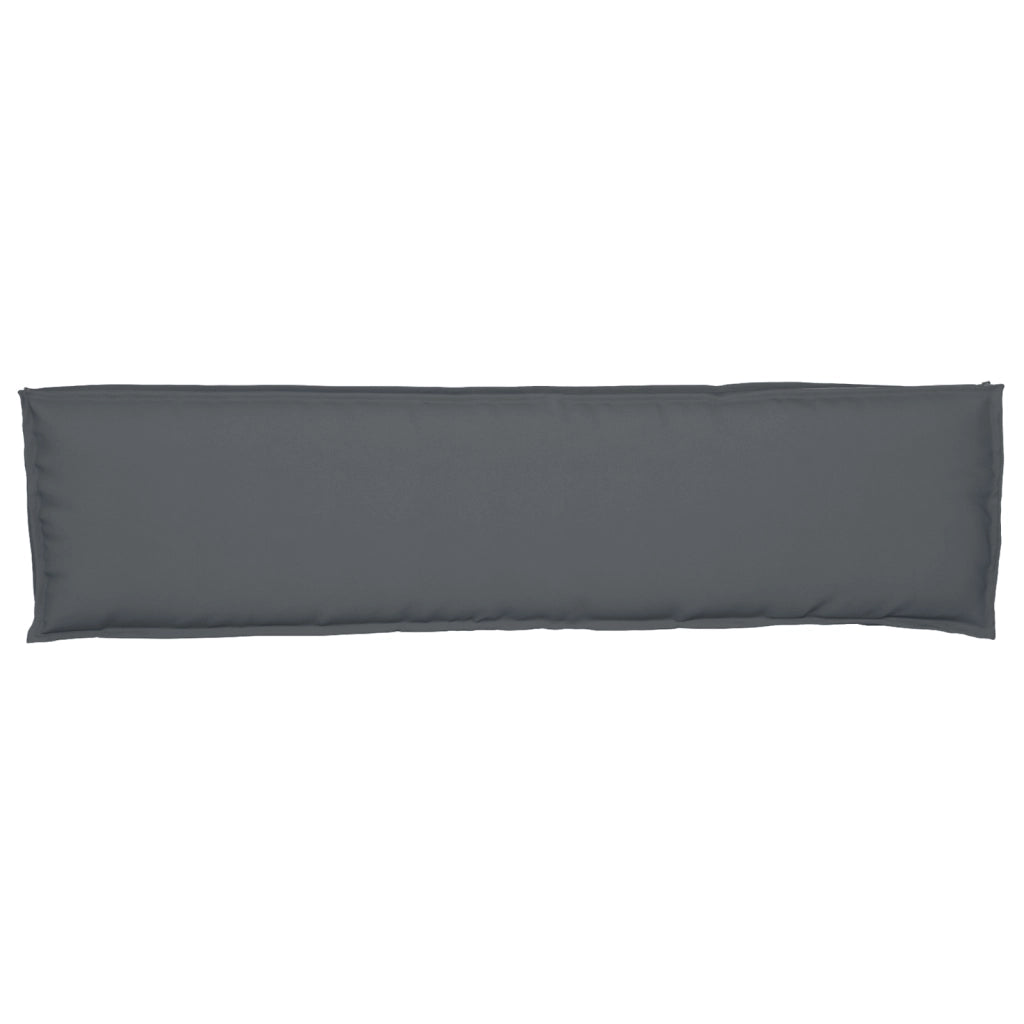 Cuscini per pallet per panca 2 pz Antracite 150x40x8 cm Tessuto Oxford