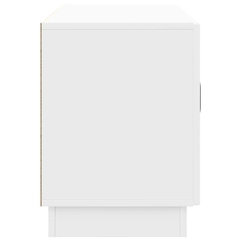 Mobile TV Bianco Lucido 99 x 34,5 x 47 cm Legno ingegnerizzato