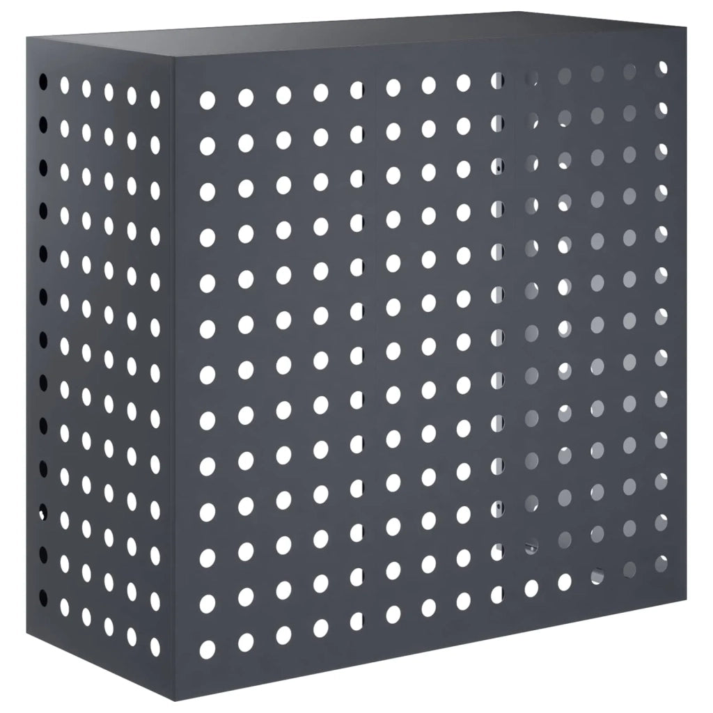 Copertura per condizionatore d'aria Antracite 110 x 50 x 105 cm 8014145