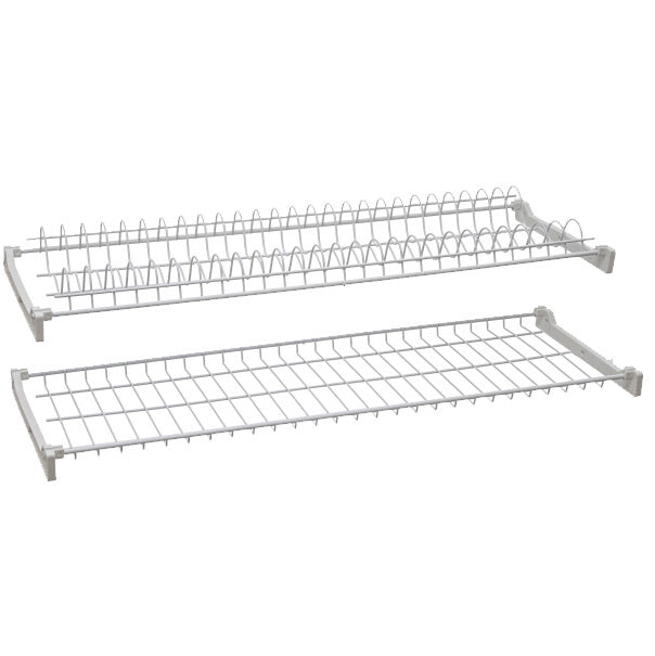 MENSOLA COLAPIATTI ACCIAIO PLAST C/SUPP 86 CM- 6,0 coppie
