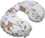Nekkussen per bambini auto - 100% cotone/Minky supporto collo testa seggiolino per bambini auto (cerbiatto con Minky grigia)