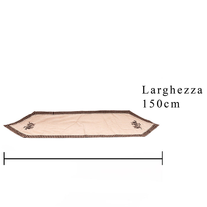 Set 2 Runner Con Gufetti 45 x 150 cm