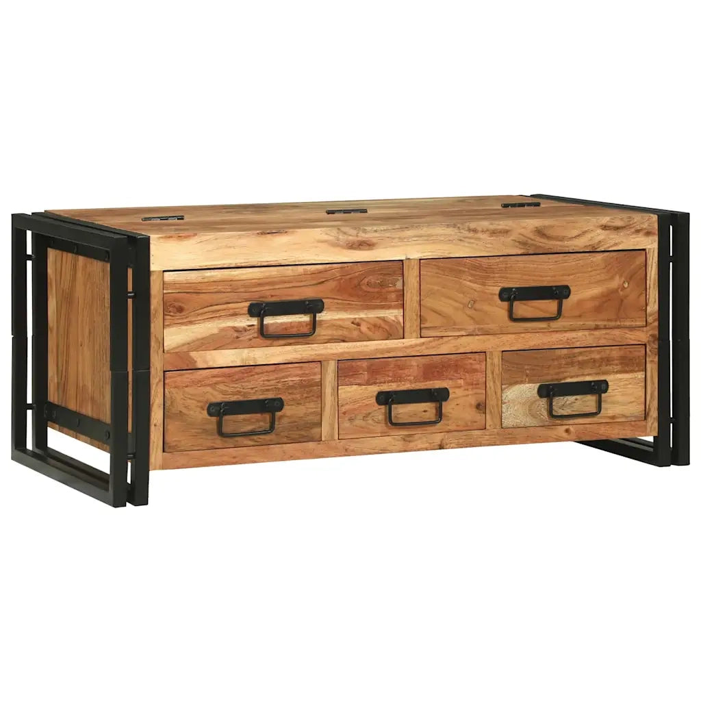 Tavolino da salotto Marrone Legno di Acacia Massello 4104725