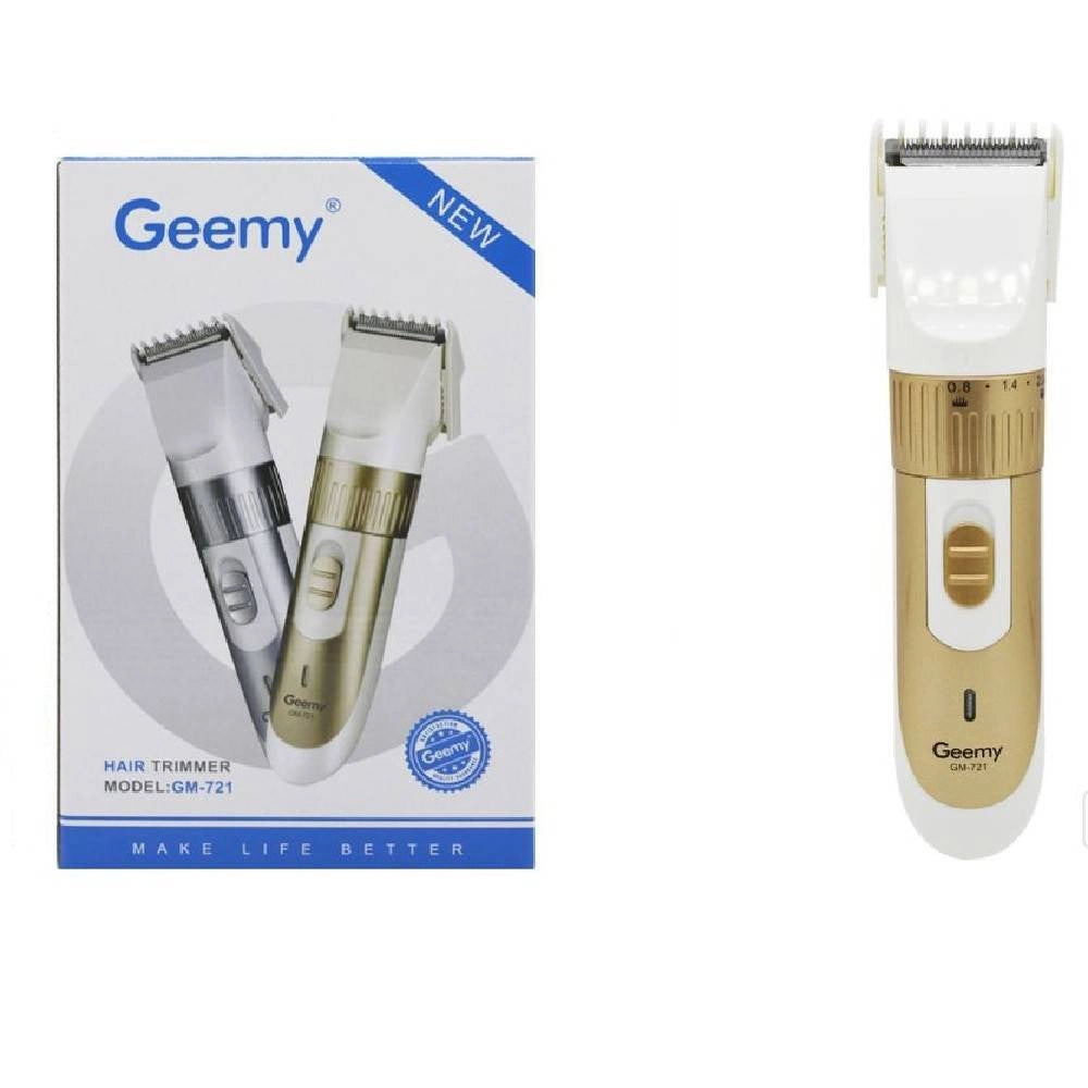 Trade Shop - Rasoio Tagliacapelli Barba A Batteria Ricaricabile Con Lama In Ceramica Gm-721 -