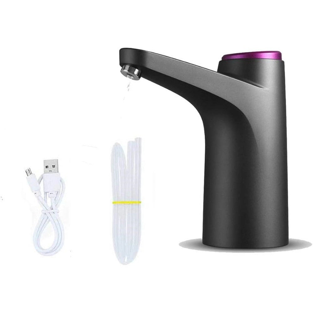 Trade Shop - Dispenser Erogatore D'acqua Ricarica Usb Automatica Pompa Portatile Elettrica Universale -
