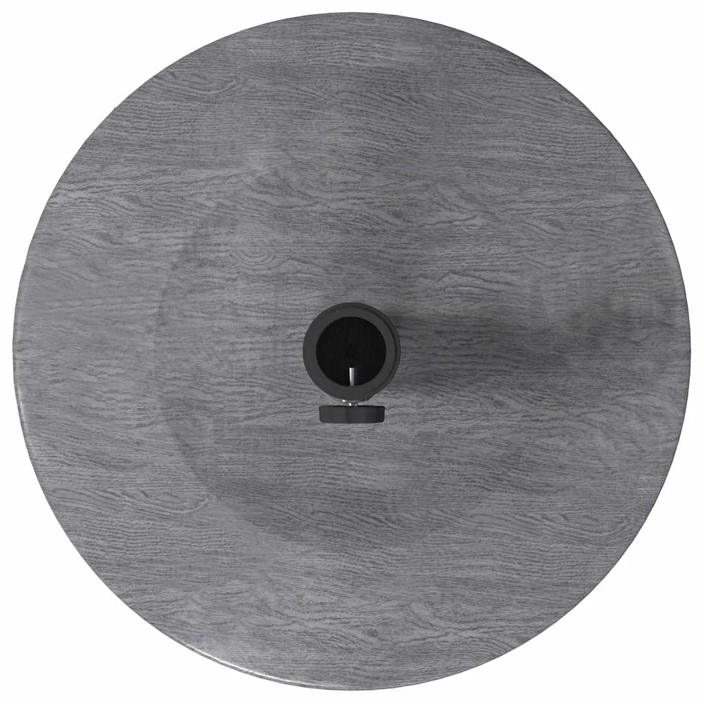 Base per ombrellone-Supporto per ombrellone Aspetto Legno Grigio Scuro 48 x 48 x 32 cm 831421