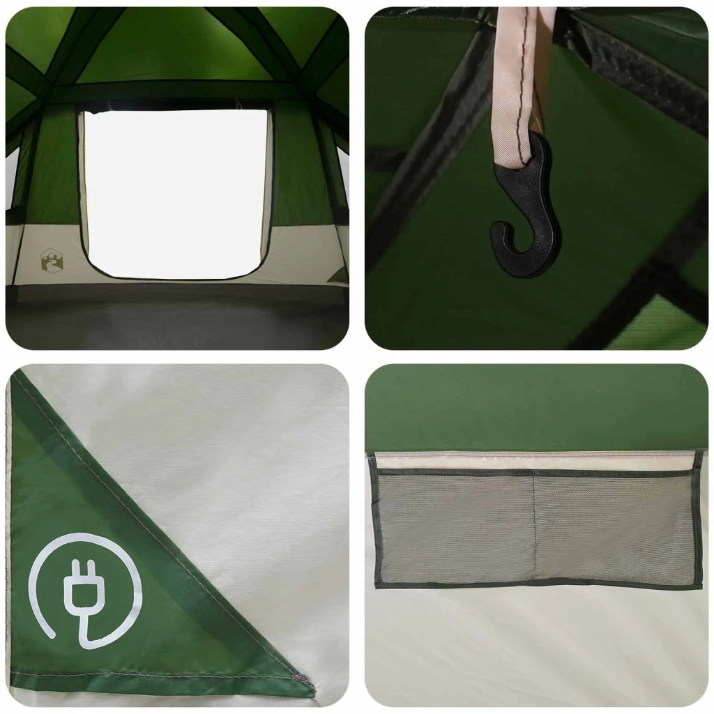 Tenda familiare con telo da pioggia resistente all'acqua Verde 42042198