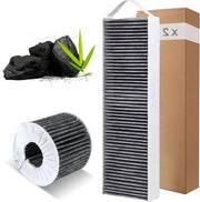 Due filtri attivi per aspirapolvere - Adatto a Bora Pure/X Pure/S Pure - PUAKF filtro accessori - filtri di ricambio
