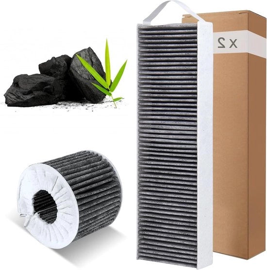 Due filtri attivi per aspirapolvere - Adatto a Bora Pure/X Pure/S Pure - PUAKF filtro accessori - filtri di ricambio
