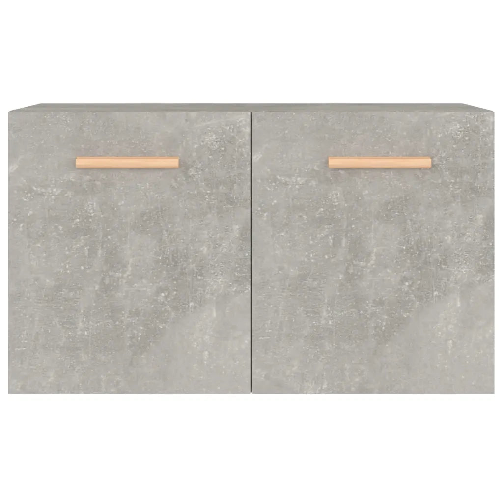 Mobile a Parete Grigio Cemento 60x36,5x35 cm Legno Multistrato 812910