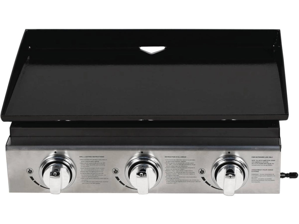Plancha "Presto 3" - 3 fornelli - 7.5kW - Grigio