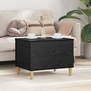 Armadio da Notte Rovere Nero 60 x 44,5 x 45 cm 881170
