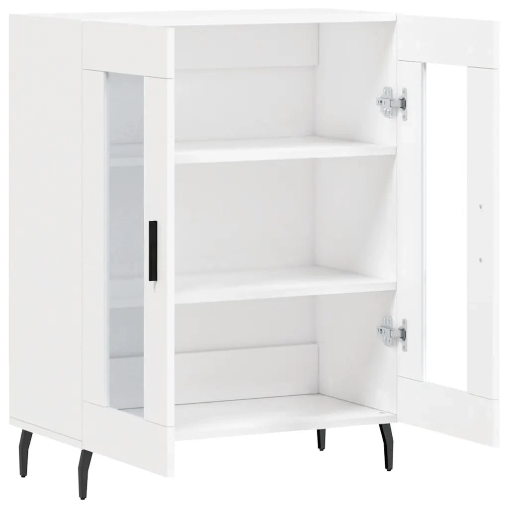 Credenza Bianca 69,5x34x90 cm in Legno Multistrato 827804