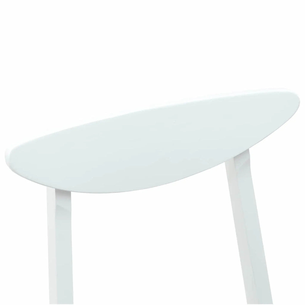 Sedie da pranzo 2 pcs Bianco 42 x 47.5 x 81 cm