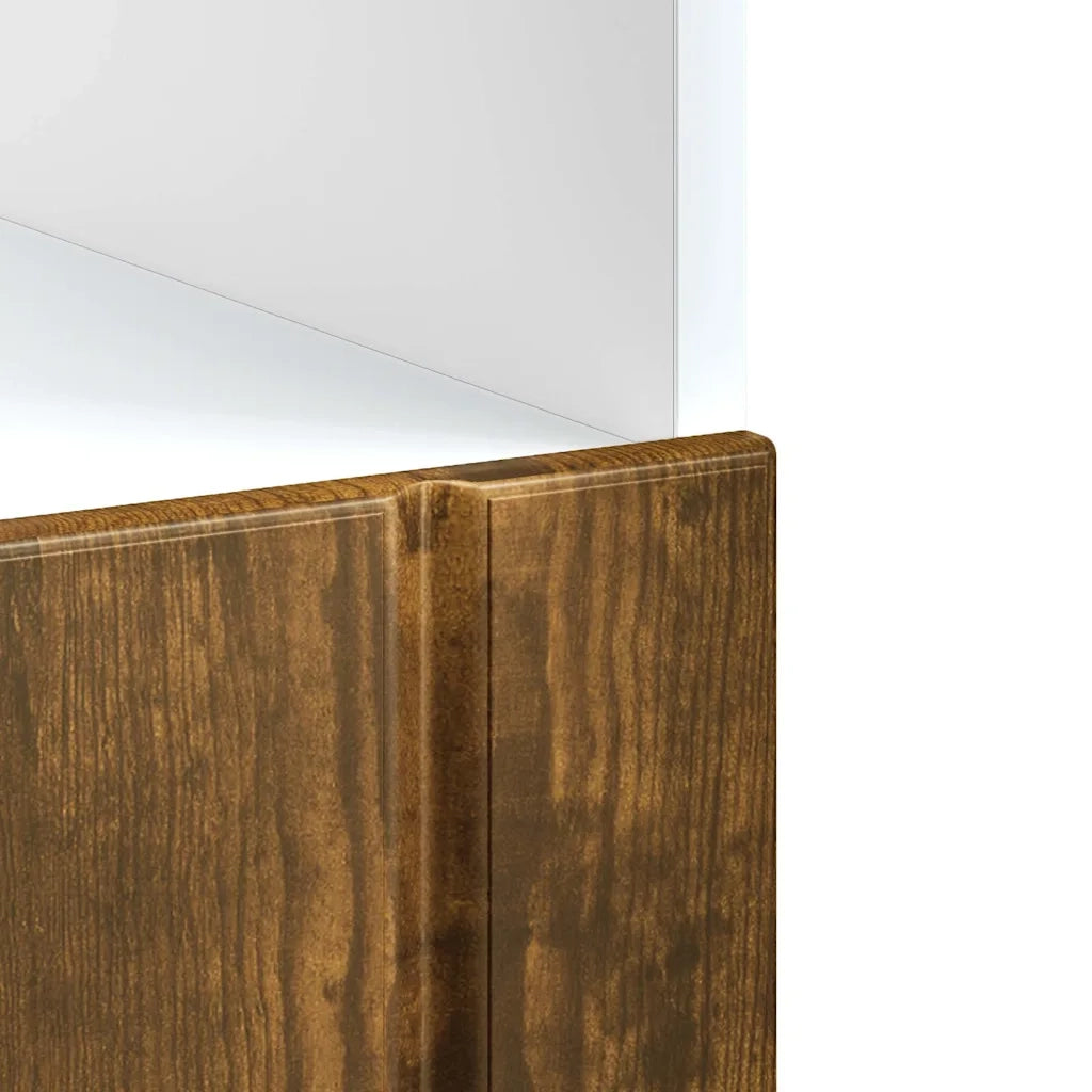 Armadio Forno Lucca Rovere Fumo in Legno Multistrato 853762
