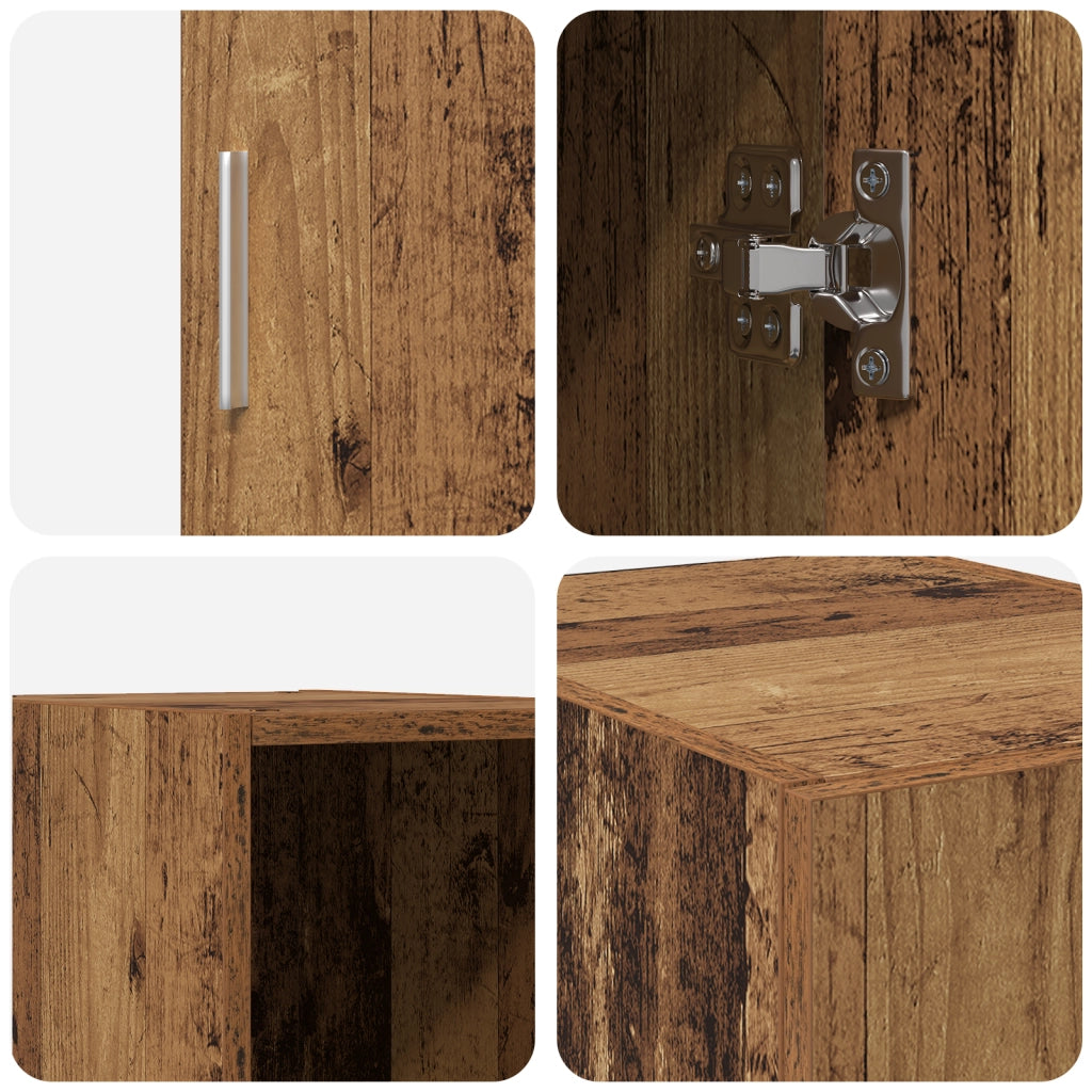Armadio da Muro Legno Vintage 30x42.5x40 cm Legno Ingegnerizzato