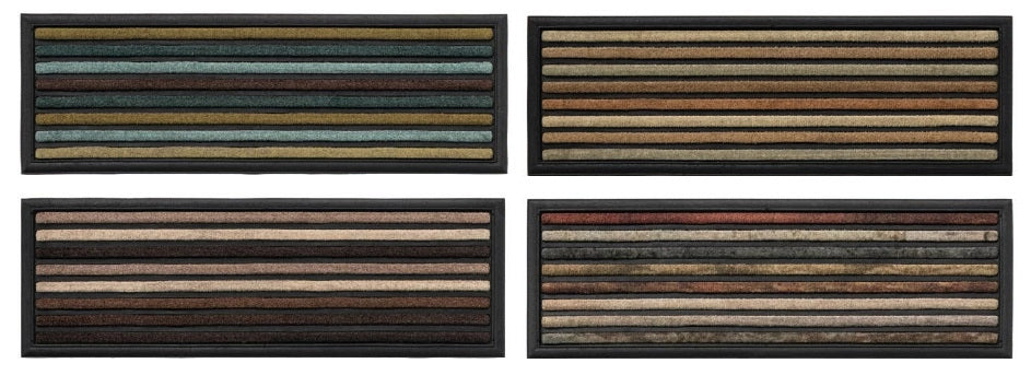 1 Pezzo Zerbino Tappeto Stampato Magic Gomma Naturale 25 x 75 cm 4 Decori