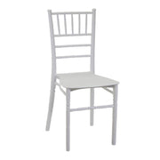 Sedia 40x43xh90 cm in Resina Chiavari Bianco