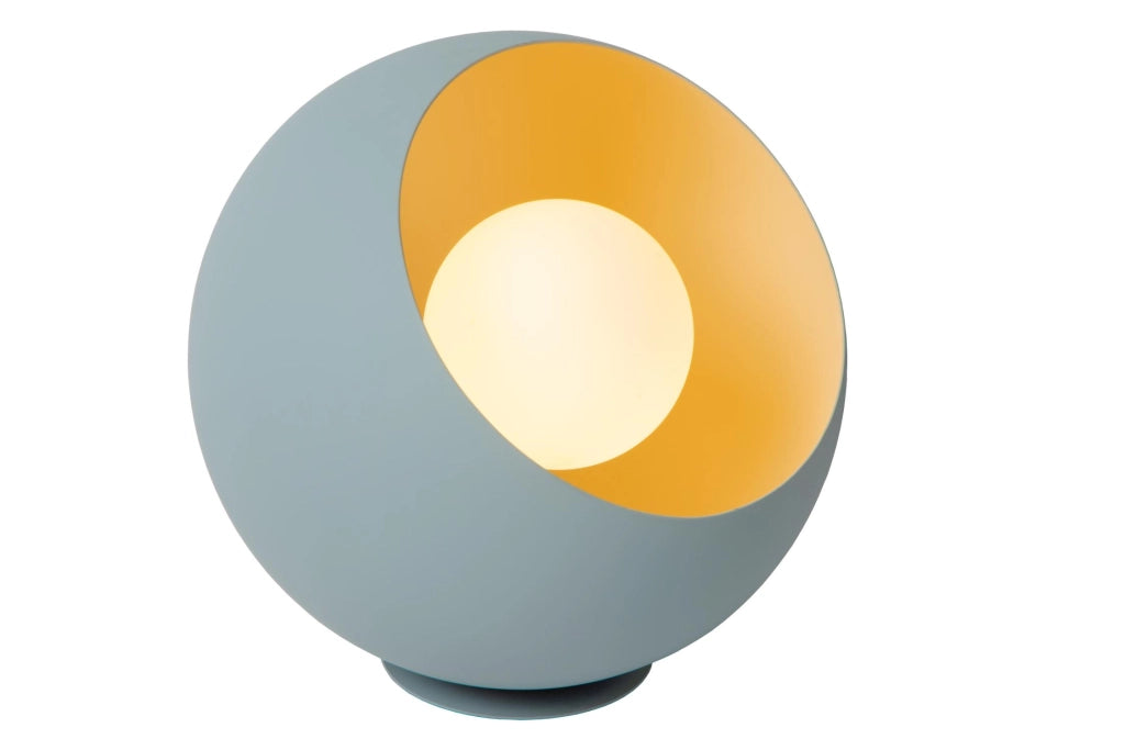 Lampada da tavolo sferica DOREDOS blu pastello Lucide