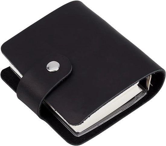 Agenda da viaggio in pelle morbida A9 vintage planner 120 pagine - chiusura con cerniera - portatile - regalo