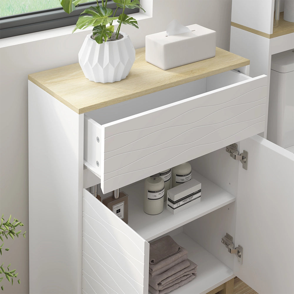 Vicco Mobile midi Bianco 60 x 80 cm con cassetto