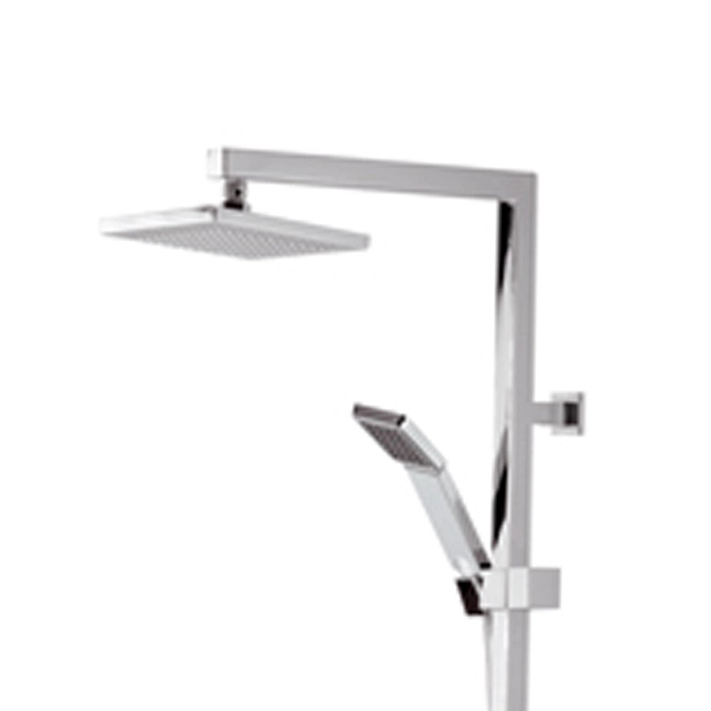 Set doccia in ottone cromato - serie wellness qubika