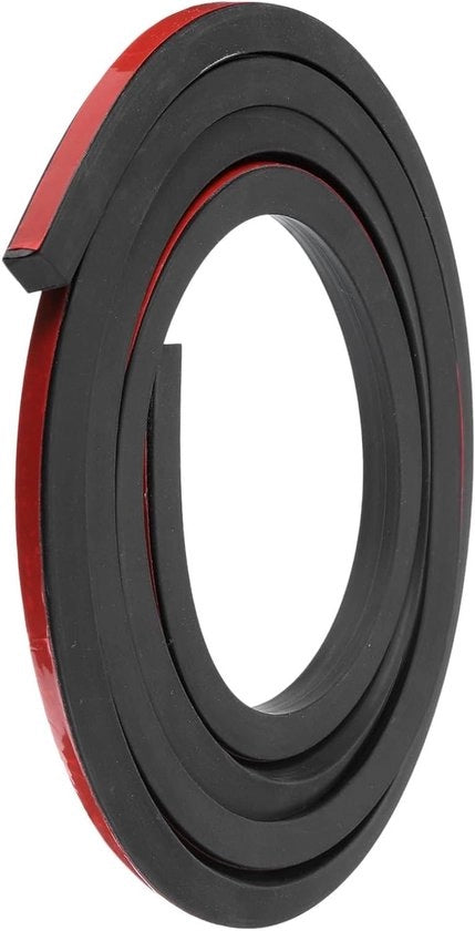 Strisce di gomma 10 mm x 10 mm x 2 m neoprene massiccio con adesivo sul retro - sigillanti, guanciali, artigianato -