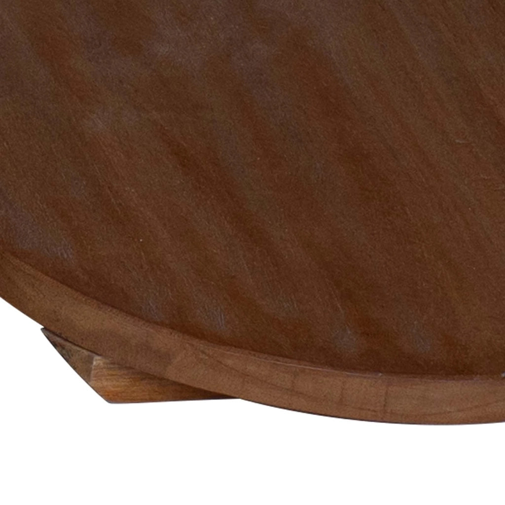 Sgabello per Piante 3 pcs Marrone Legno di Mogano