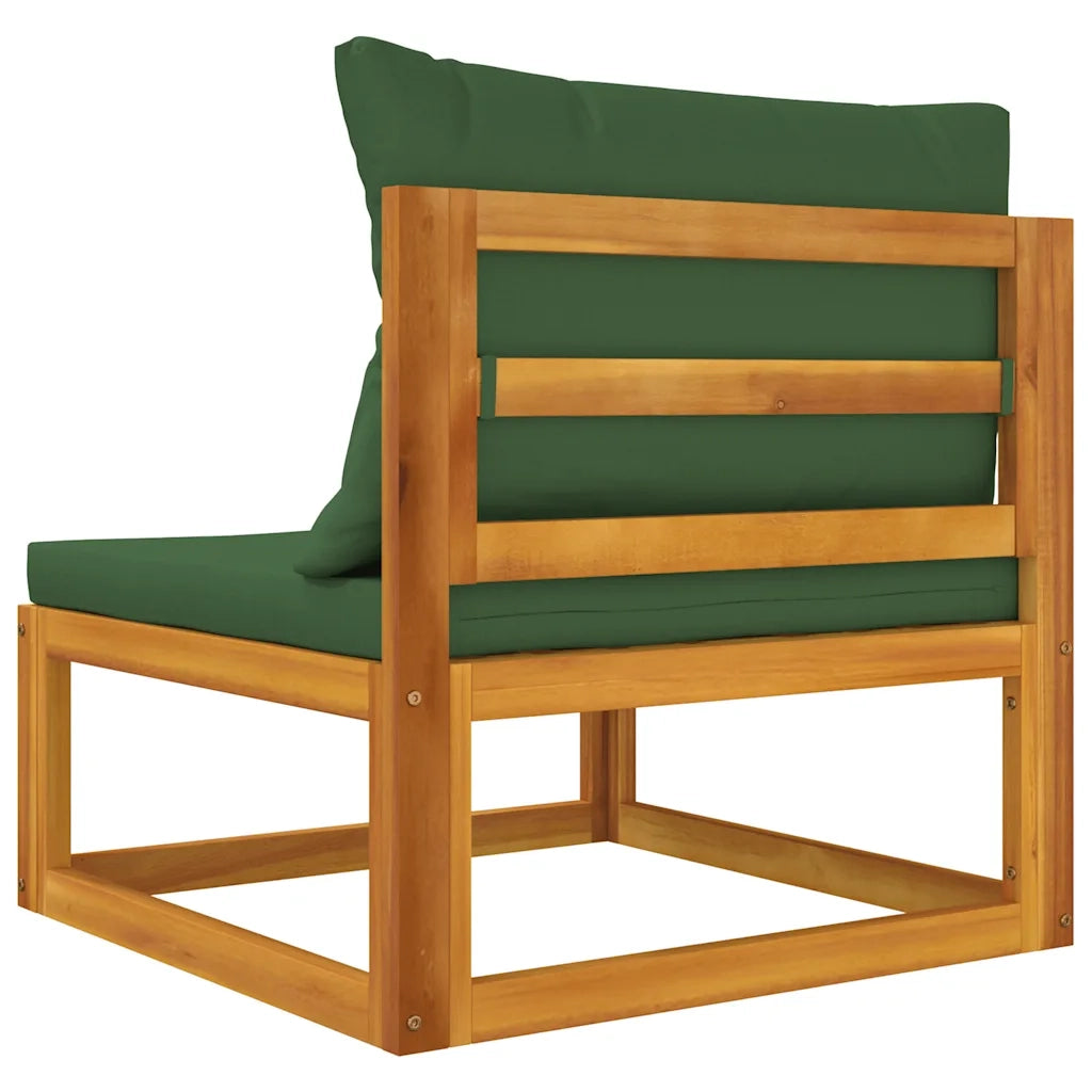Salotto da Giardino-Set Divani da Giardino 2pz con Cuscini Legno Massello di Acacia 407829