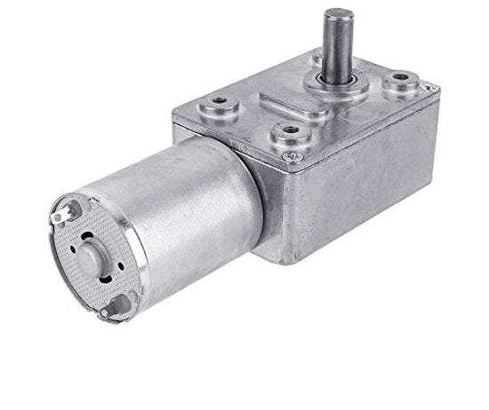 Motore elettrico con elevato coppia per trasmissione - Reversibile e riduzione della velocità - 12V DC - Metallo - Turboslit - 5/6/20/40/62 giri/min.