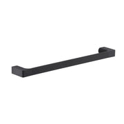 PORTA SALVIETTE DA PARETE IN OTTONE NERO OPACO MODELLO PIRENEI - DIM. CM (LXPXH): 60×6,6×2,6,6  - NERO OPACO  - GDY