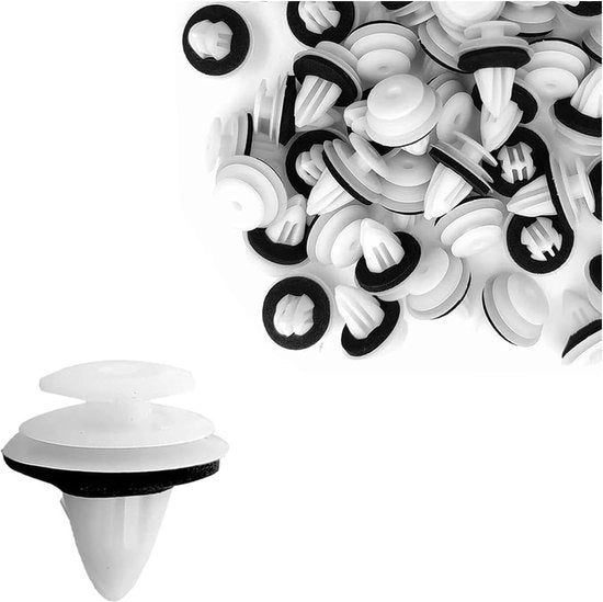 Clip di fissaggio per porte esterne - clip di fissaggio portatile per porte - 50 pezzi.