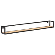 2 pz Mensole a Muro | Scaffale Parete | Ripiano a parete 160 cm in Legno di Mango Grezzo