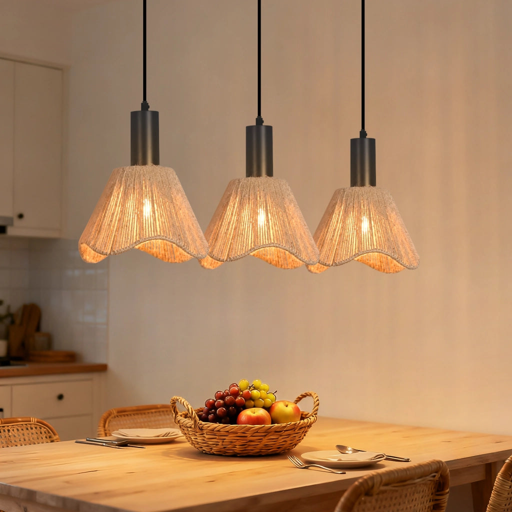Lampada a sospensione ZMH vintage nera E27 per cucina/camera da letto (lampadina non inclusa)