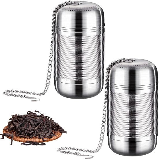 Set di tè in astuccio - acciaio inossidabile - set da 2