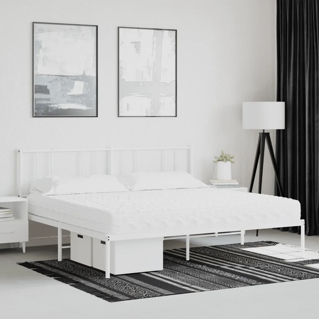 Materasso in Schiuma-Materasso per Letto Bianco 200x200 cm Durezza H2 H3