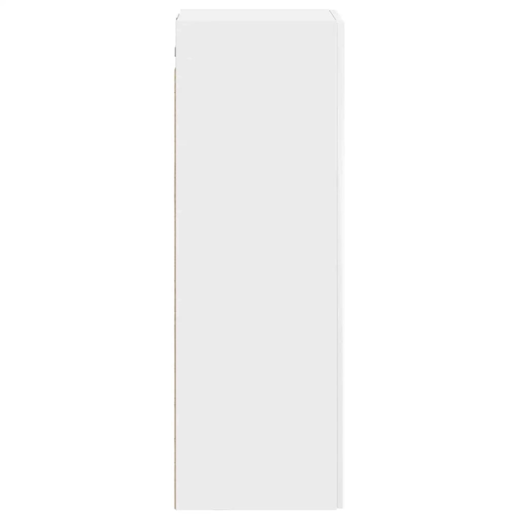 Mobiletto da Bagno a Muro Bianco Lucido 33 x 34,5 x 100 cm 890656