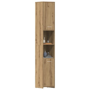 Mobile da Bagno Rovere Artigianale 30x30x183,5 cm in tecnico 859394