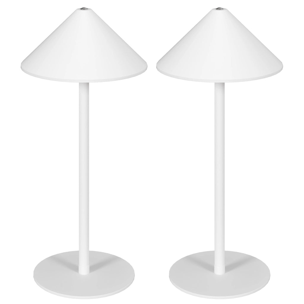 Lampada da tavolo LED ¨C zephmum ¨C Bianco, USB ricaricabile, Touch