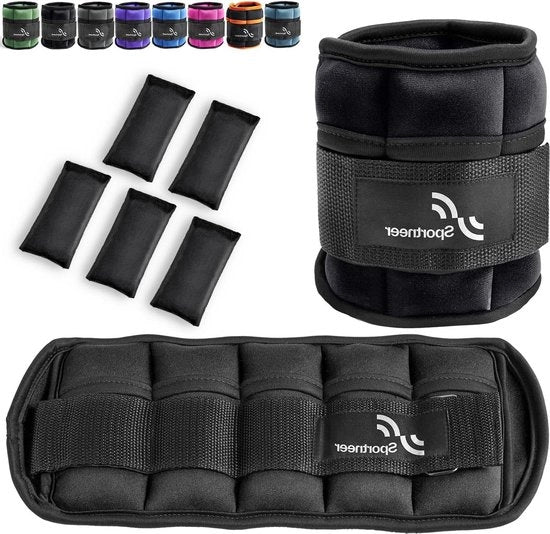Set di pesi singoli regolabili - 045 kg a 32 kg - confezione da 2 - nero