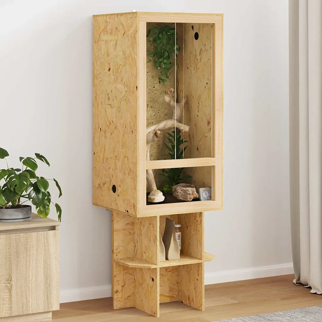 Terrario Marrone 50 x 50 x 150 cm OSB CFW1873638