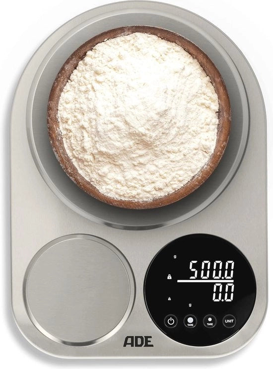 Pesa Elettronica da Cucina con Doppia Precisione - 5kg e 500g Capacità | Precisione fino a 0.1g per Misurazioni Perfette