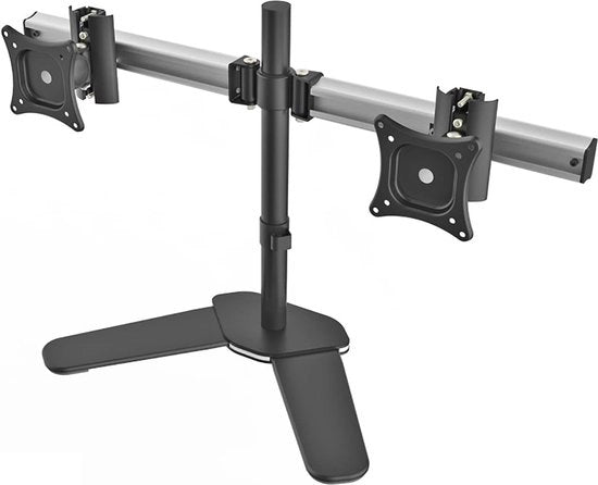 Sostegno per Monitor da 15 a 27 pollici - Braccio per Monitor con Piede Metallico e VESA 100x100