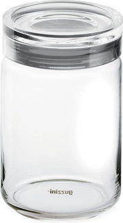 Pialla in vetro extra grande con coperchio in plastica riciclabile, colore cielo, dimensioni 105 x h225 cm, capacità 1500 ml - 28552292