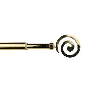 BASTONE METALLO D 12/9  70/120CM SPIRALE ORO- 6,0 pz