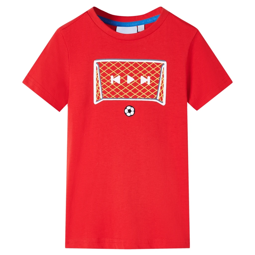 Maglietta da Bambino Rossa 116