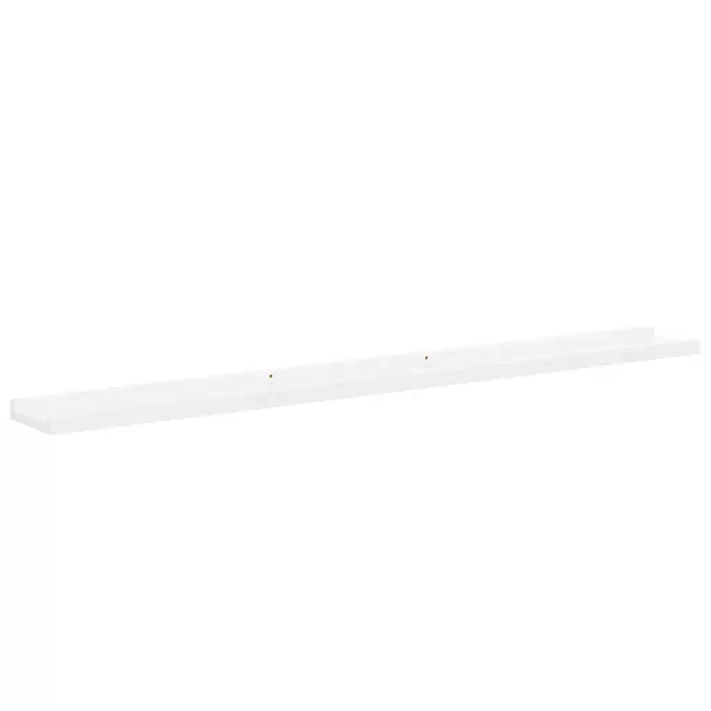 Mensole da Parete 4 pz Bianco Lucido 100x9x3 cm cod mxl 52031