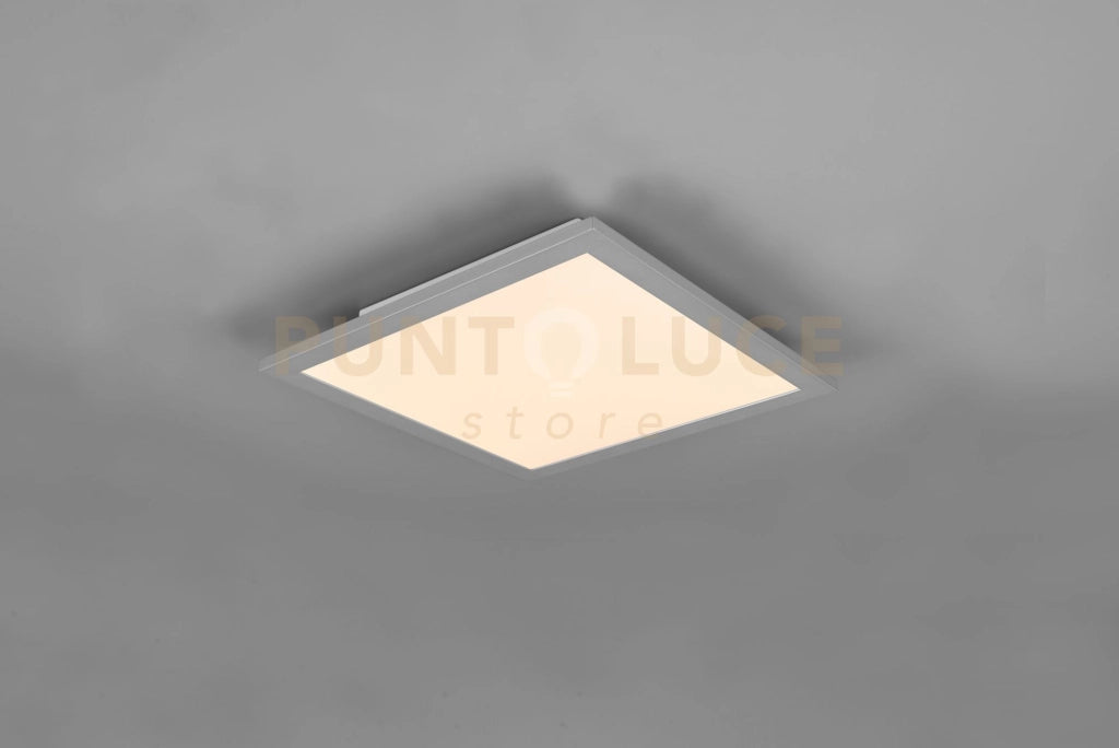 ALPHA PLAFONIERA LED 13,5W 1600lm, 3000K QUADRATA BORDO ALLUMINIO 29,5x29,5CM