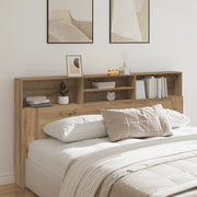 Testiera Contenitore-Testata contenitore Rovere Artigianale 200x19x103,5 Truciolato