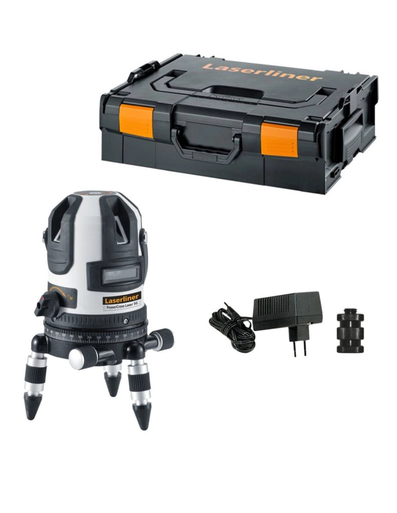 Laser a linee intersecanti verde LASERLINER 032.060L - PowerCross-Laser 5G DLD